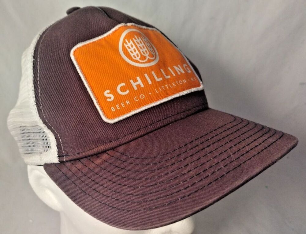Schilling Beer Co Littleton NH Adjustable Snapback Mesh Back Hat/Cap-NICE!